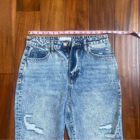 Vervet Womens Jeans Size 28 Blue Light Wash Denim Mom Distressed Pants Bottoms - Picture 5 of 7